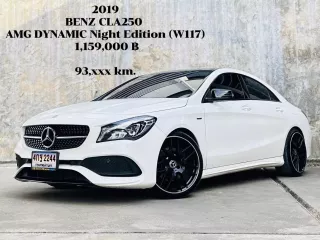 2019 Mercedes-Benz CLA250 AMG 2.0 AMG Dynamic Nigh Edition รถเก๋ง 4 ประตู รถสภาพดี มีประกัน ไมล์แท้