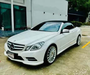 2013 Mercedes-Benz E200 2.0 AMG Dynamic Cabriolet รถบ้านแท้