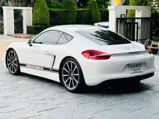 Porsche Cayman 2.7 276hp PDK เน้นๆไมล์ 50,***กม. สีขาว ภายในแดง ปี2014